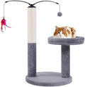 AIWIKIDE 24" Scratching Post, Interactive Cat Scratcher by AIWIKIDE