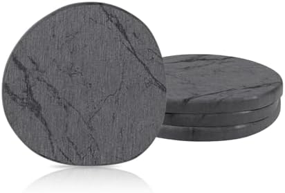 Diatomaceous Earth Coasters Set of 4，Super Absorbent Quick-Dry Heat-Resistant by Unknown