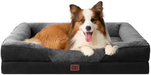 EHEYCIGA Orthopedic Dog Bed for Large Dog, Memory Foam Dog Couch by EHEYCIGA