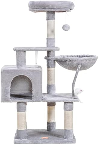 Heybly Cat Tree with Toy, 50.4" Cat Tower condo - Image 4