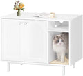 Hzuaneri Cat Litter Box Enclosure, Hidden Litter Box Furniture by Hzuaneri