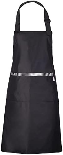 Black Waterproof Apron Lightweight by Zihuatailor