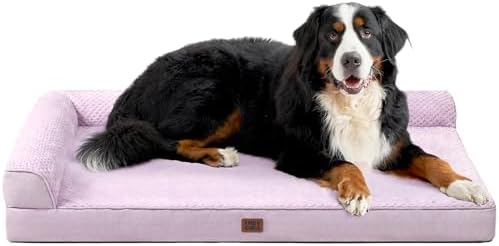 EHEYCIGA Memory Foam Dog Bed, Extra Large Size Orthopedic Dog Bed by EHEYCIGA