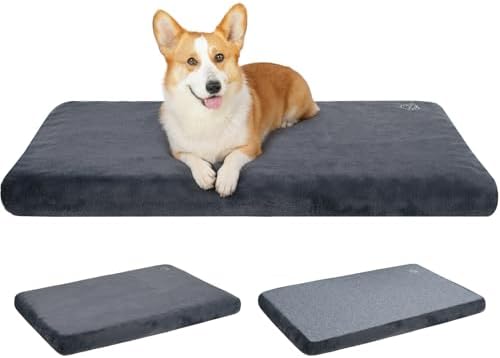 EMPSIGN Dog Bed Mat Crate Pad Mattress, Ultra Soft Pet Kennel by EMPSIGN