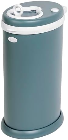 Ubbi Stainless Steel Diaper Pail, No Special Bags, Odor-Locking, Open Water by Unknown