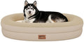 Waterproof Orthopedic Dog Bed for Extra Large Dogs, Light Brown by Wozoke