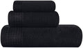 GLAMBURG Ultra Soft 3 Pack Cotton Towel Set, Contains a Bath Towel 28x55 inch by GLAMBURG