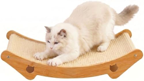 Cat Scratcher & Scratching Lounge, 3-in-1 Sisal Bed & Hammock by Unknown