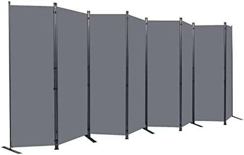Room Divider 8 Panel-176''Wide, 6FT Room Dividers and Folding Privacy Screen by HOMSCREENER