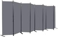Room Divider 8 Panel-176''Wide, 6FT Room Dividers and Folding Privacy Screen by HOMSCREENER