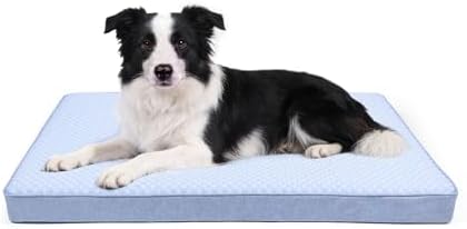 Cooling Dog Bed for Large Dogs, Orthopedic Memory Foam Pet Bed for Crate - Image 5