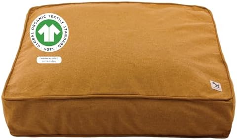 Molly Mutt Mustard Brown Dog Bed Cover, Non-Toxic & 100% Cotton by MollyMutt