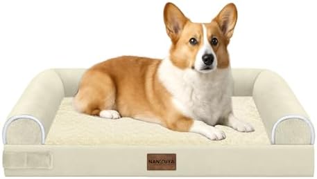 NANUYA Orthopedic Dog Bed for Medium Dogs, 30 x 20 Inch by Nanuya