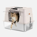 Stainless Steel Cat Litter Box by FZZOR