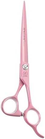 7" Professional Curved Dog Grooming Scissors, Japanese 440C Stainless Steel Dog by FenicePeak