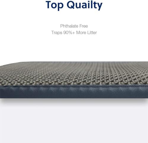WePet Cat Litter Mat, Kitty Litter Trapping Mat, Honeycomb Double Layer Mats - Image 3