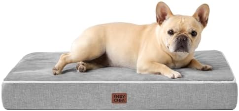 EHEYCIGA Medium Memory Foam Dog Crate Bed Washable by EHEYCIGA