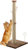 36'' Tall Cat Scratching Post, Large Sisal Scratch Post by PELUOMOZ