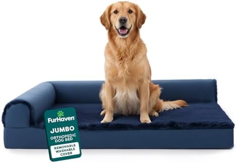 Furhaven Orthopedic Dog Bed for Large Dogs w/ Removable Bolsters & Washable by FurHaven