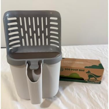 cat Waste Scoop with Holder bonus200 Poop Bags - Image 2
