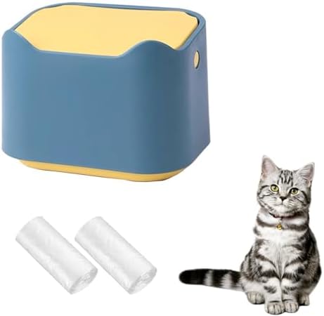Cat Litter Trash Can Mini Countertop Cat Litter Disposal Bin by WEWAYKGJ