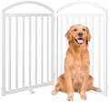SNUOWU 2 Panels Full Matel Freestanding Dog Gates by SNUOWU