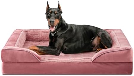 FURTIME Orthopedic Supportive Extra Large Dog Bed, XXL Waterproof Pet Bed by FURTIME
