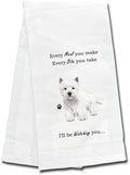 E&S Pets 711-45 Westie, West HIghland Terrier Dog Kitchen Towel by ESPETS