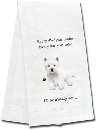 E&S Pets 711-45 Westie, West HIghland Terrier Dog Kitchen Towel by ESPETS