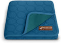 Pelsbarn Dog Cooling Mat, Ice Silk Self-Cooling Pad, Deep Blue by Pelsbarn