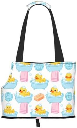 Baby Duck in A Bath Pet Tote Bag Foldable Carrier by Unknown