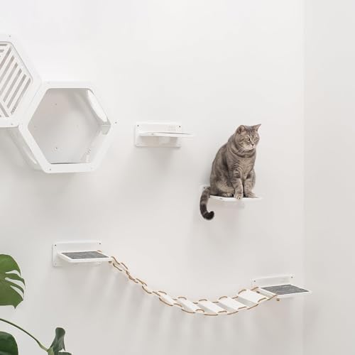 Wall Cat Shelves Wood Shelves Furniture - Image 6