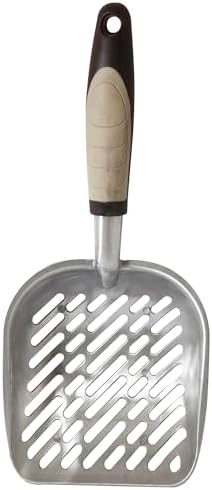 Petmate Metal Cat/Kitty Litter Scoop, Deep Shovel, Premium Non-Stick Large - Image 4