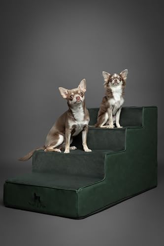 Noah & Paw Dog Steps for Bed, Extra Wide Dog Stairs for Bed - Image 5