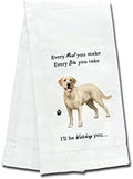 YELLOW LABRADOR Kitchen Towels by ESPETS