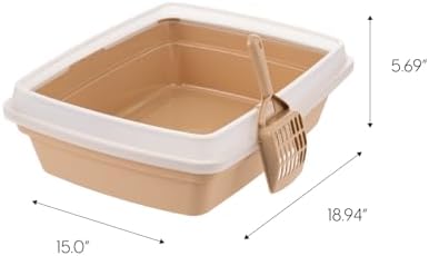 IRIS USA Large Cat Litter Box - Image 2