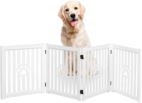 4 Panel Dog Gate White - Image 2