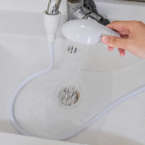 3m/9.84ft Sink Spray Rubber Hose Portable Sink Hose Faucet Sprayer Shampoo - Image 3