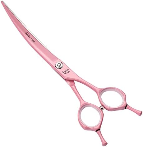 Curved Dog Grooming Scissors by FenicePeak
