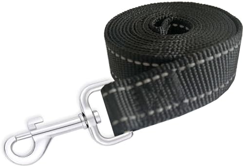Reflective Dog Leash 4FT Long, 5/8 Inch Wide, - Image 2