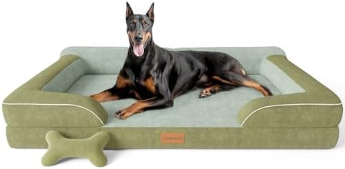 CWAWZ XXL Dog Bed for Extra Large Dogs, Giant Orthopedic Dog Bed by CWAWZ
