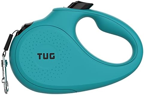 TUG Monochrome 360° Tangle-Free Retractable Dog Leash | 16 ft Strong Nylon Tape by TUG