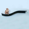 The Refined Feline 60 Inch Lotus Branch Cat Shelf in Black Espresso Right Facing by TheRefinedFeline