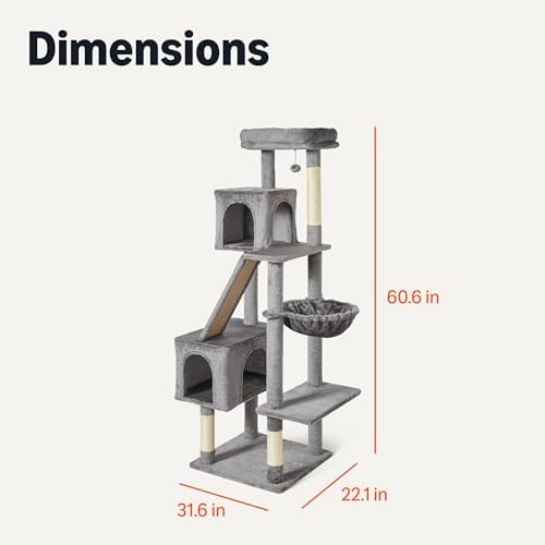 Amazon Basics Indoor Cat & Kittens Multi-Level Climbing Activity Tower - Image 5