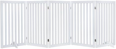 unipaws 36”H Free Standing Pet Gate by unipaws