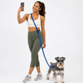 Kazazoo Hands-Free Dog Leash Adjustable Length 5-8 Ft, Crossbody & Waist by Kazazoo