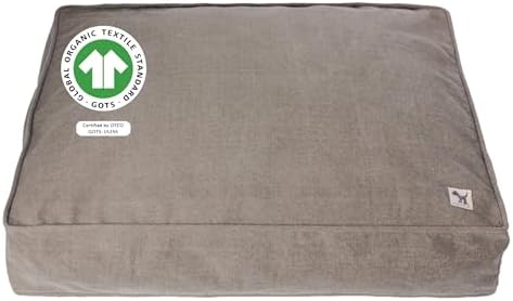 Molly Mutt Gray Dog Bed Cover, Non-Toxic & 100% Cotton by MollyMutt