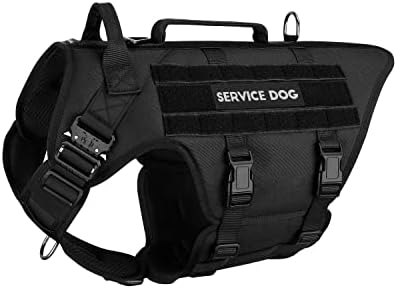 Petnanny Tactical Dog Harness Service Vest by PETNANNY
