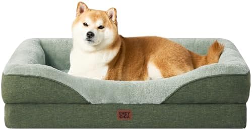 EHEYCIGA Orthopedic Dog Bed for Large Dog, Memory Foam Dog Couch by EHEYCIGA