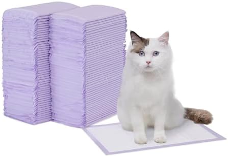 Amazon Basics Cat Pee Pads, Super Absorbent, Odor Control, Universal Fit by AmazonBasics